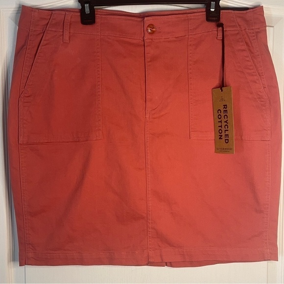 Liverpool Dresses & Skirts - Liverpool Los Angeles Maggie Pocket Skirt 18W Dusty Cedar Stretch Pencil